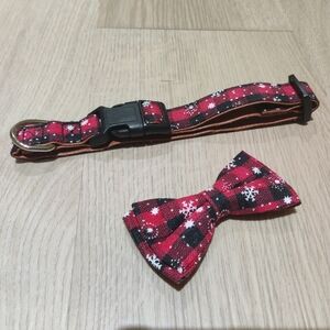 Red Collar with Bow